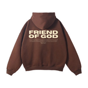 Back of Friend of God hoodie image