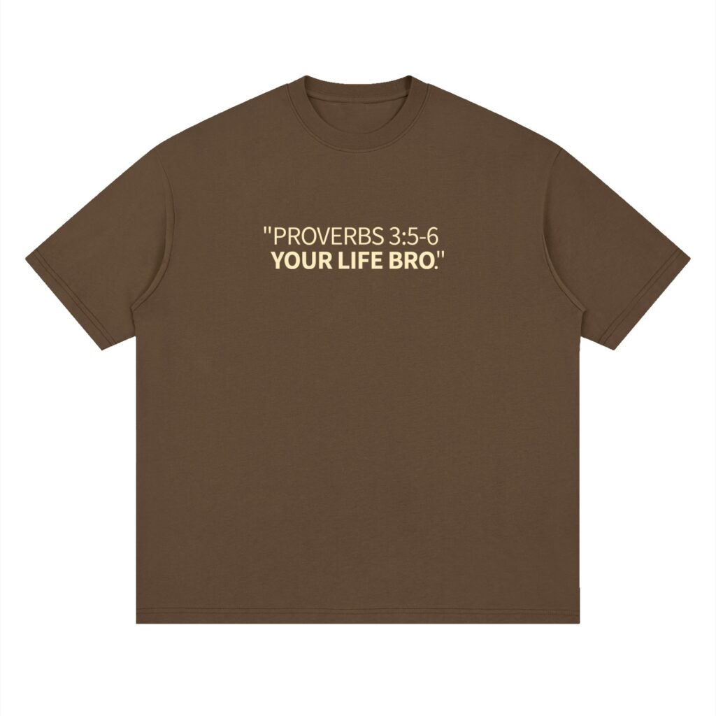 Proverbs 3:5-6 Oversized T-Shirt 5