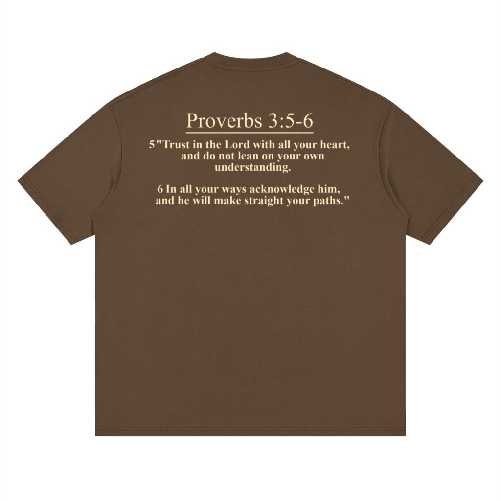 Proverbs 3:5-6 Oversized T-Shirt 6