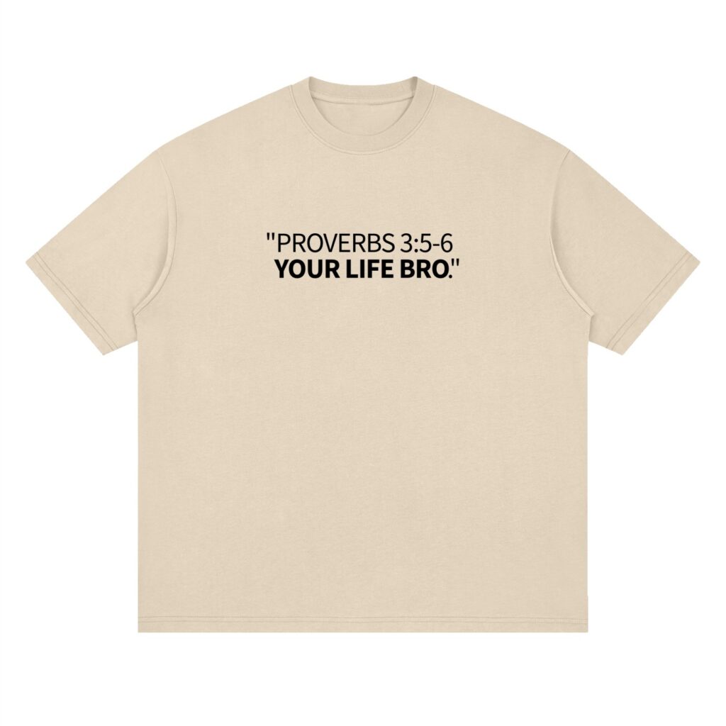 Proverbs 3:5-6 Oversized T-Shirt 3