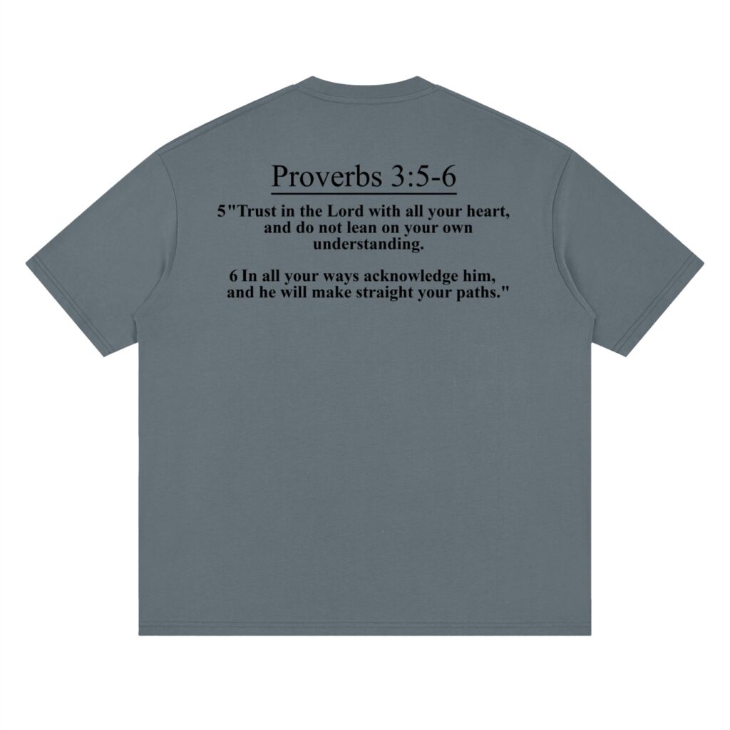 Proverbs 3:5-6 Oversized T-Shirt 8