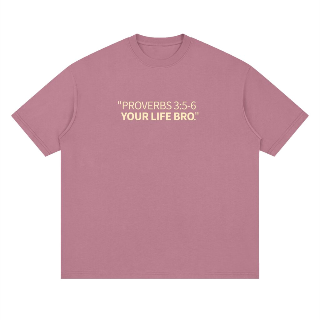 Proverbs 3:5-6 Oversized T-Shirt 9